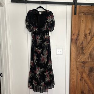Black Floral Dress